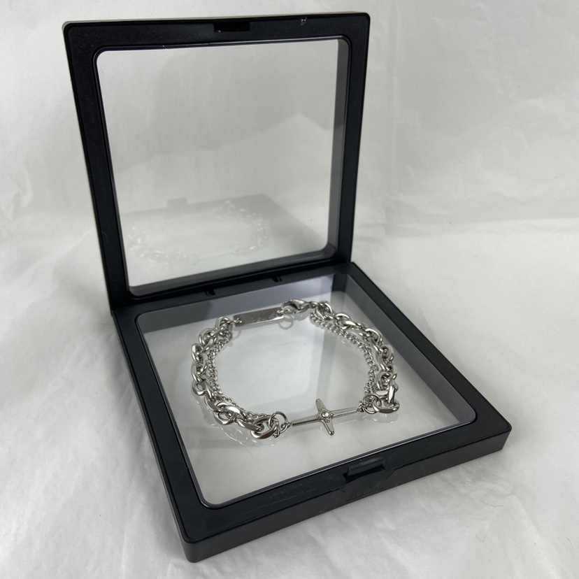Wholesale Cross Diamond-encrusted Double-layer ins Design Hip-hop Simple All-match Accessories